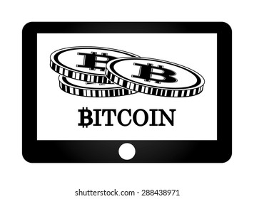 bit coin design, vector illustration eps10 graphic 