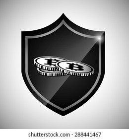 bit coin design, vector illustration eps10 graphic 