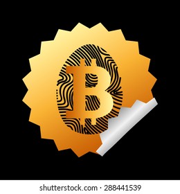 bit coin design, vector illustration eps10 graphic 