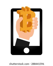bit coin design, vector illustration eps10 graphic 