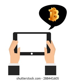 bit coin design, vector illustration eps10 graphic 