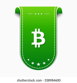 Bit Coin GreenVector Icon Design