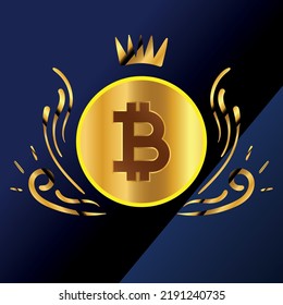 bit coin icon logo vector design