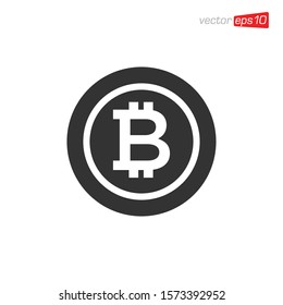 Bit coin Icon Symbol Design Vector