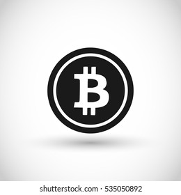 Bit coin icon vector