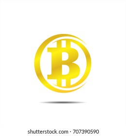 Bit Coin Logo Vector Icon