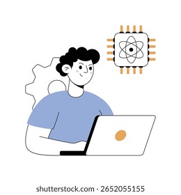 Superposição de bits Ilustrações modernas. Arquivo Eps 10 no plano de fundo transparente