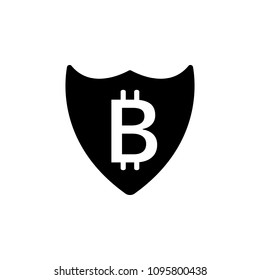 bitcoat protection icon. Element of web icon for mobile concept and web apps. Isolated bitcoat protection icon can be used for web and mobile on white background