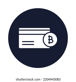 Bitcoin ATM  Vector Icon which is suitable for commercial work and easily modify or edit it
