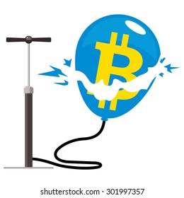 bitcoin balloon burst with pump
