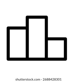Bitcoin bar chart icon, symbolizing trading volume and data analysis