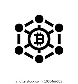 Bitcoin Block chain Icon