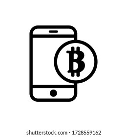 Bitcoin, blockchain, btc, coin, crypto, cryptocurrency icon eps moda plantilla de diseño logotipo señalización ilustración clip art