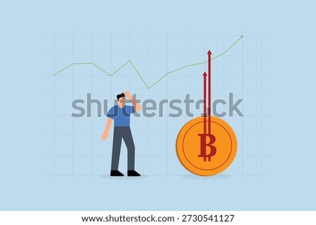 Bitcoin BTC price soaring sky high hit new high record,