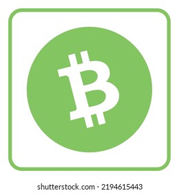Bitcoin Cash BCH, Blockchain, Criptocurrency, Cripto, fondo blanco 