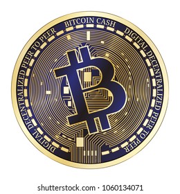 Bitcoin Cash (BCH) cryptocurrency coin. 