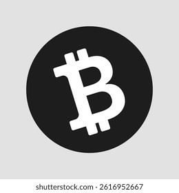 Bitcoin cash icon. Crypto coin. Money logo. Vector illustration