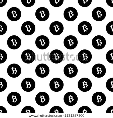 bitcoin cash icon in Pattern style
