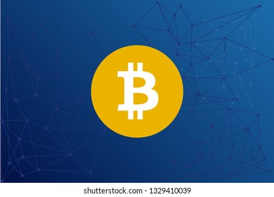 Bitcoin Cash Satoshi Vision (BCH) (BSV) (BCHSV) cryptocurrency network vector illustration