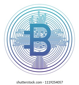 bitcoin with circuit lines commerce technology