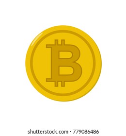 Bitcoin coin icon