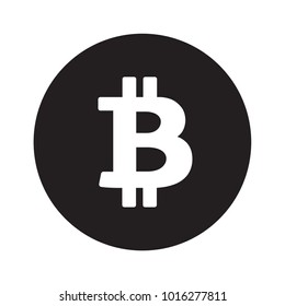 bitcoin coin vector with white background