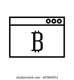 bitcoin commerce isolated icon vector illustration design