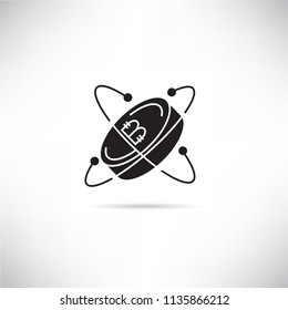 bitcoin concept icon