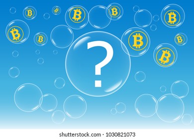 Bitcoin concept. Vector illustration.