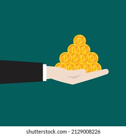 bitcoin concept vector,cryptocurrency graphics,Bitcoin trading concept