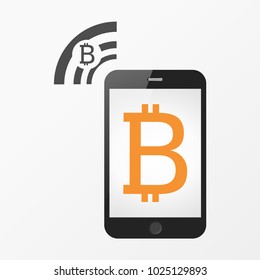 Bitcoin contactless pay by smartphone