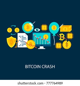 cryptocurrency crash poster