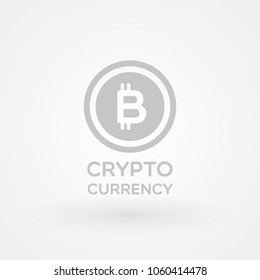 Bitcoin. Crypto currency concept. Digital currency. Vector illustration, flat design