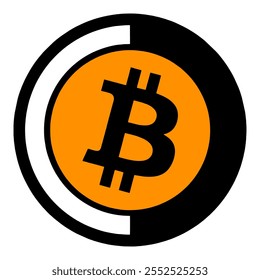 bitcoin crypto currency logo gold