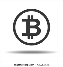 Bitcoin. Crypto currency. Net. The Internet. Payment. Electronic money. The icon.