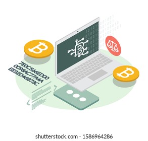 BitCoin Cryptocurrency Adaptation - Icon