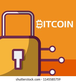 Bitcoin cryptocurrency concept