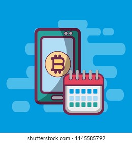 Bitcoin cryptocurrency concept