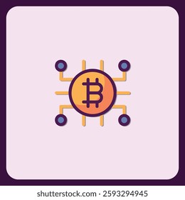 Bitcoin Cryptocurrency Digital Currency Technology Network Blockchain Finance