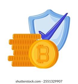 bitcoin cryptocurrency and finance isolated