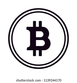 Bitcoin cryptocurrency icon