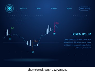 Bitcoin. Diseño de página web de clasificación de índice de criptodivisa