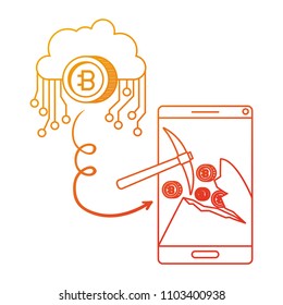 bitcoin cryptocurrency set icons