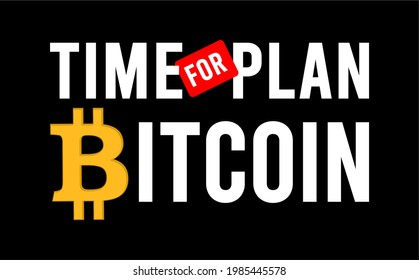 bitcoin cryptocurrency slogan t hirt design graphic vector  