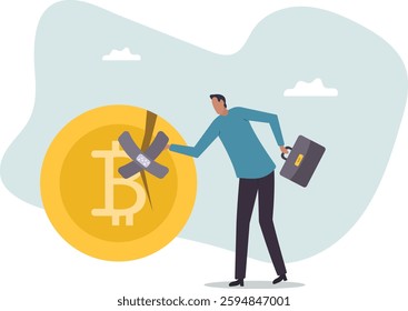 Bitcoin and cryptocurrency value return after crash or collapse, rescue or fix Bitcoin trading .