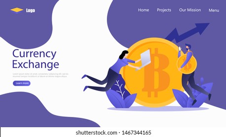 Bitcoin Cryptocurrency Vector Illustration Concept, Suitable for web landing page, ui, mobile app, editorial design, flyer, banner, and other related occasion