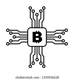 bitcoin cryptocurrency virtual circuit security image