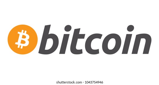 Bitcoin Cryptocurrency virtual money symbol of bitcoin. Isolated vector illustration with white background.
