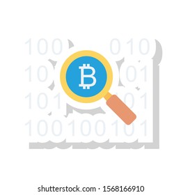 bitcoin & Currency flat icons for bitcoin &  cryptocurrency 