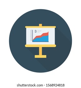 bitcoin and Currency flat icons for  bitcoin  an cryptocurrency